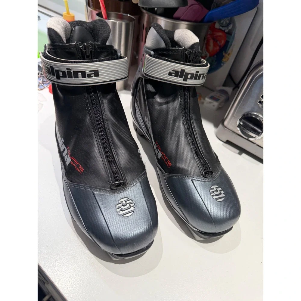 Alpina Touring Sport ST20 Cross Country Ski Boots NNN Black Grey Mens Womens
